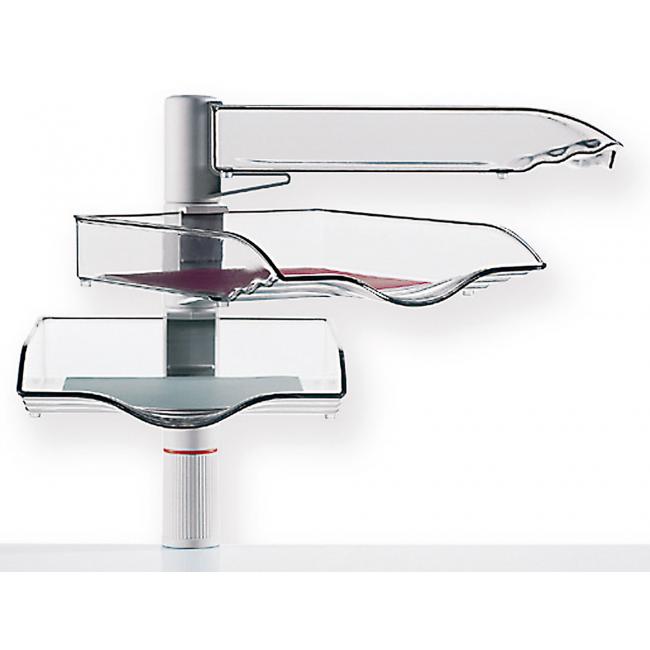 [NO720302] CopySwinger III drehbare Boxen, 3 Ebenen, Grau
