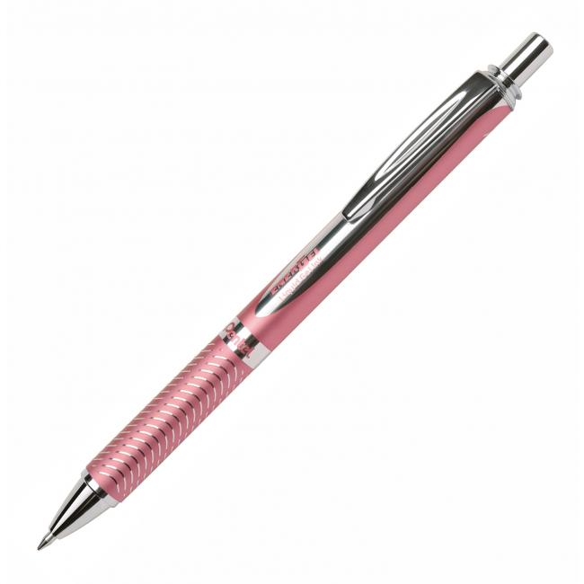 Pentel Energel Steel Gelroller, rosa