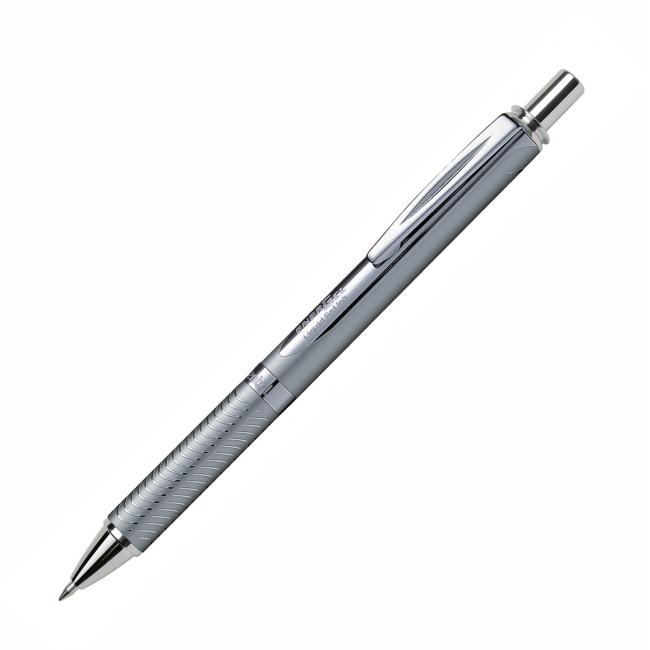 Pentel Energel Steel Gelroller, silber