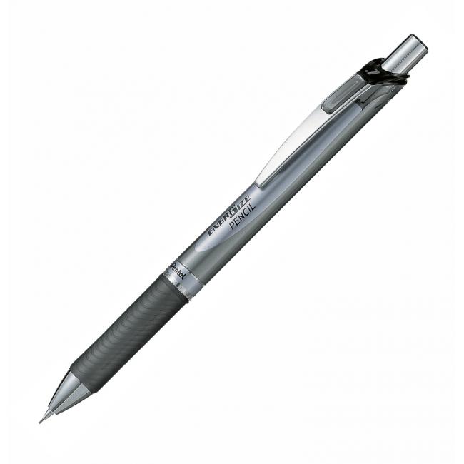 [NT075010] PENTEL Energize 0,5 mm Mikro-Bleistift schwarz/silber