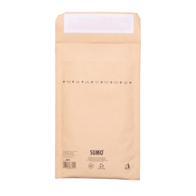 [OB001512] Luftpolsterumschläge aus Recyclingmaterial SUMO, 13,5 x 21,5 cm, braun