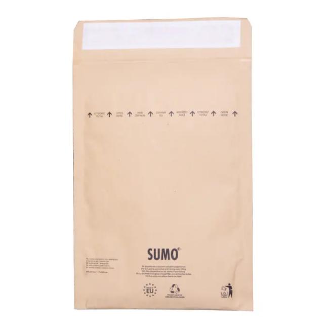 [OB001513] Luftpolsterumschläge aus Recyclingmaterial SUMO, 16,5 x 21,5 cm, braun