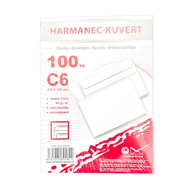 C6 selbstklebende Versandtaschen, 100 Stück.