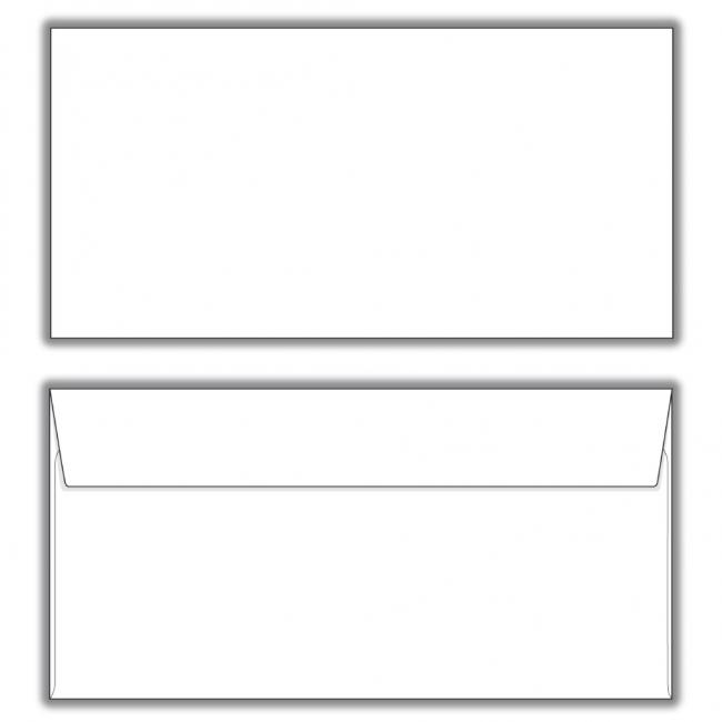 [OB416100] DL-Umschläge mit Klebeband, 1000 Stück.