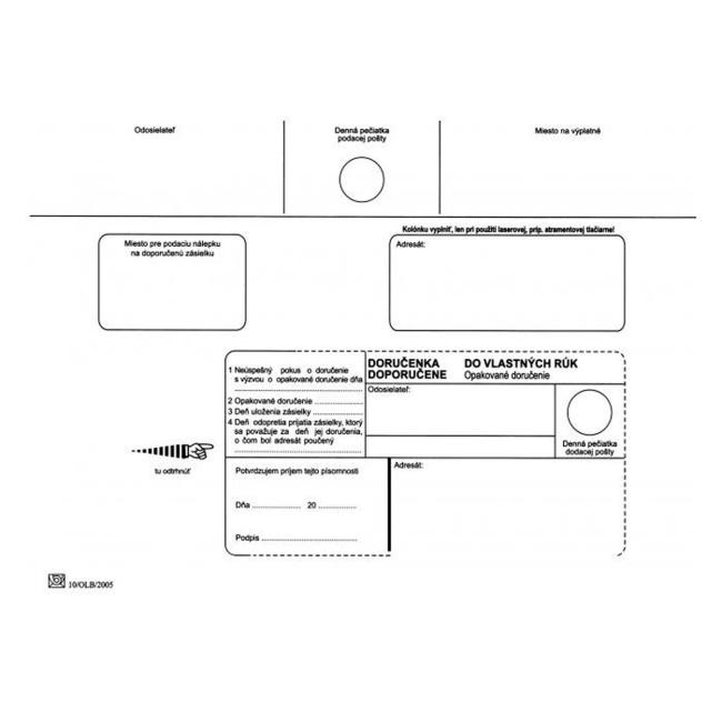 Postumschläge C5, Zustellvermerk an VR OD, erneut senden, 100 Stück