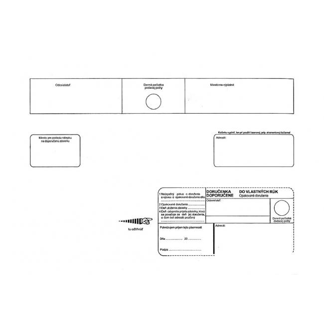 [OB475090] C4-Umschläge mit Klebeband, für VR OD, weiß, 250 Stück.