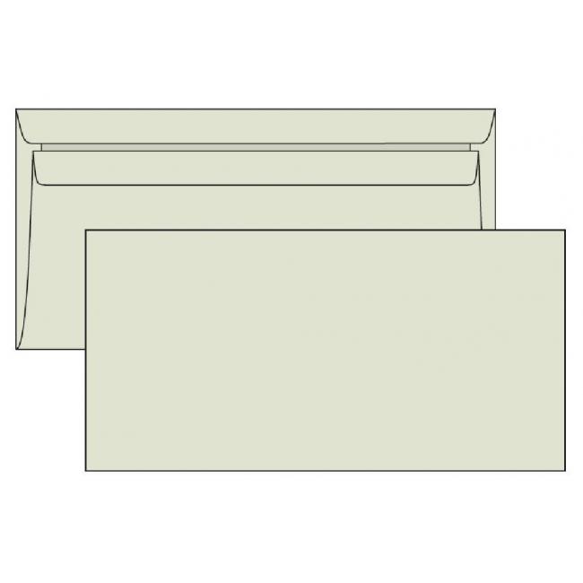 [OB501020] DL selbstklebende Recycling-Briefumschläge LETTURA 1000 Stück