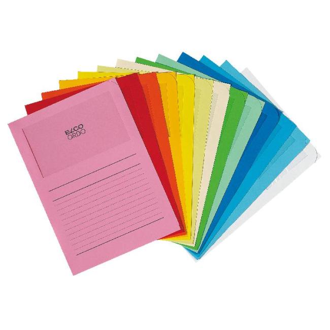 [OB948809] Ablagemappen mit Sichtfenster ELCO ORDO Farbmischung