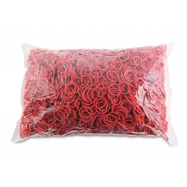 [OC201904] Gummibänder Bürobedarf 20 mm 1 kg rot