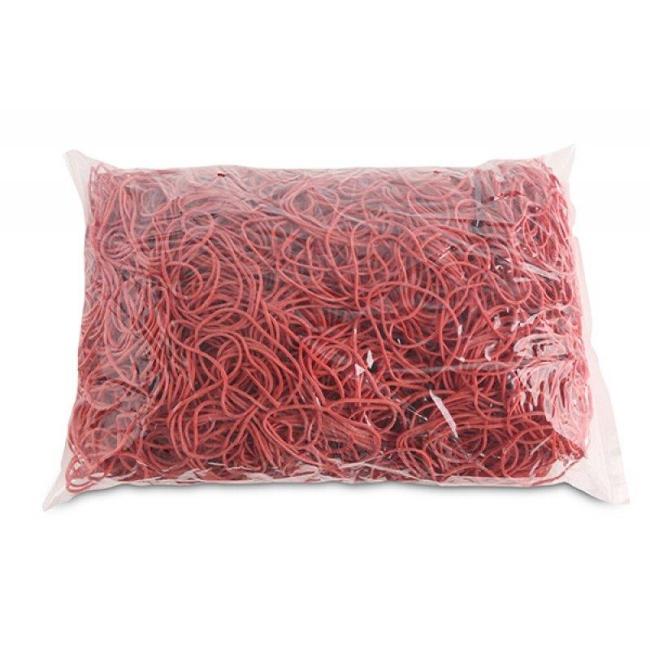 [OC501904] Gummibänder Bürobedarf 50 mm 1 kg rot