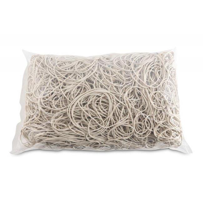 [OC701914] Bürobedarf Gummibänder 70 mm 1 kg weiß