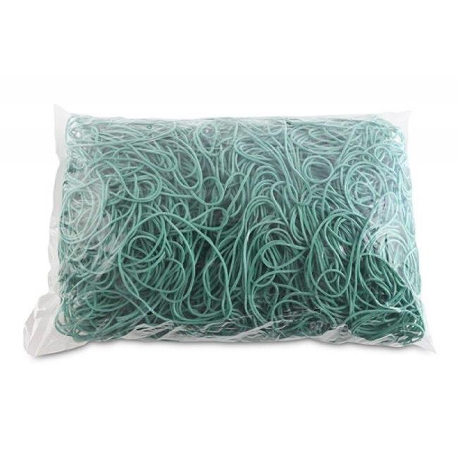 [OC801902] Gummibänder Bürobedarf 80 mm 1 kg grün