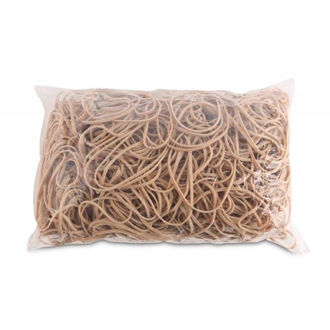 Gummibänder, Bürobedarf, 80 mm, 1 kg, naturfarben