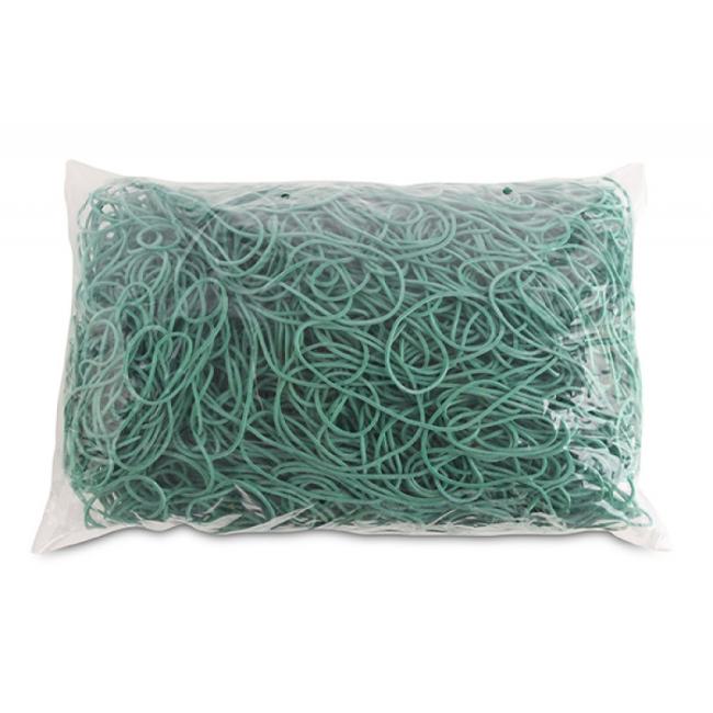[OC911902] Gummibänder Bürobedarf 100 mm 1 kg grün