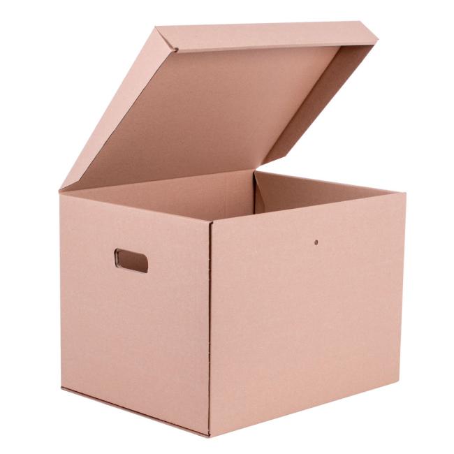 Archivbox – 41 x 30 x 33 cm, braun