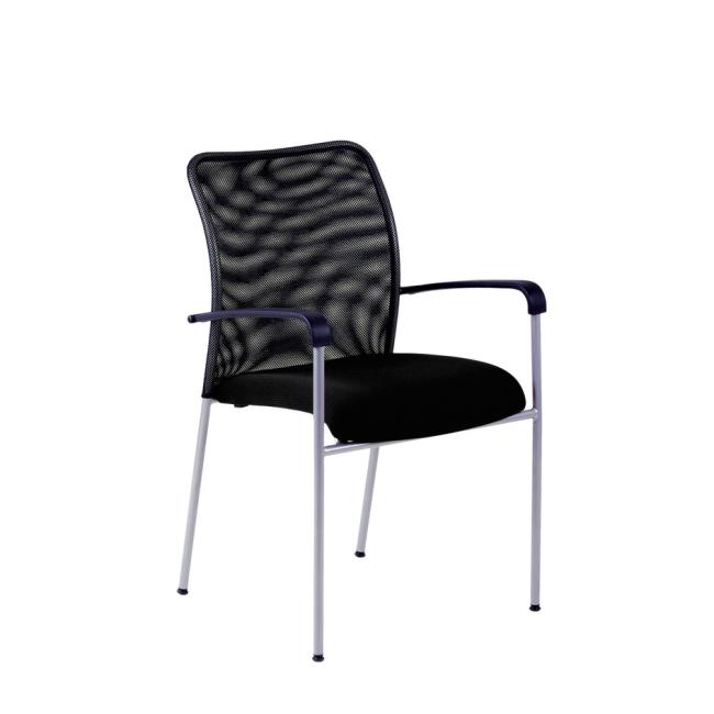 Besprechungsstuhl TRITON Netz schwarz