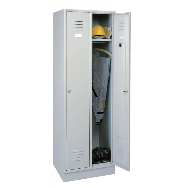 Metallkleiderschrank SS 30-2 grau