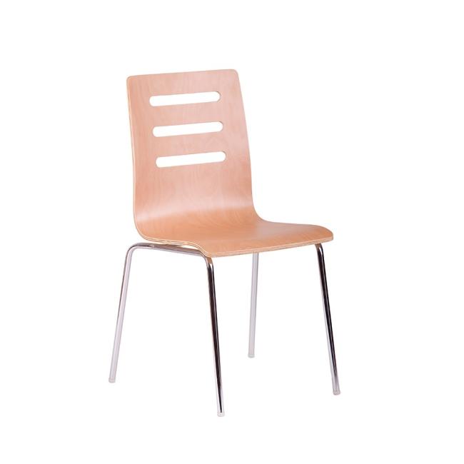 [OF915363] Esszimmerstuhl TINA Buche/Chrom