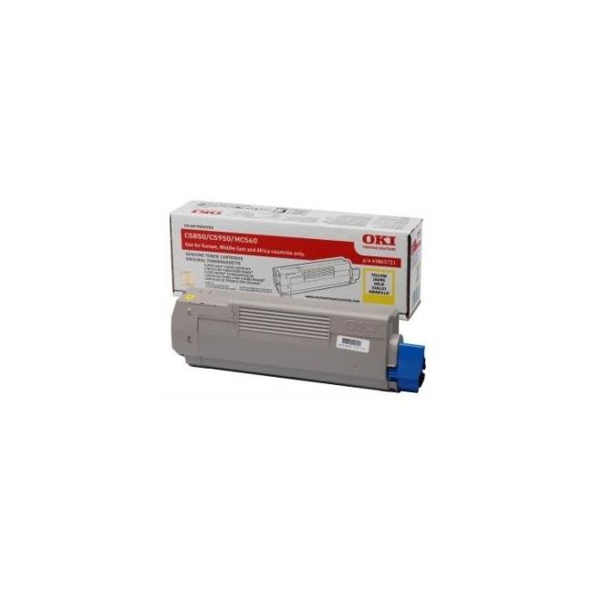Toner OKI 43872305 gelb (2.000 Seiten) für C5650/C5750