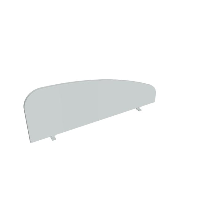 Hobis Tischrand-Paravent, rund, 120 cm, grau
