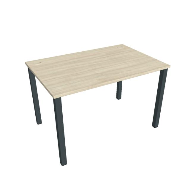 [ON012012] Schreibtisch Uni, 120 x 75,5 x 80 cm, Akazie/Schwarz