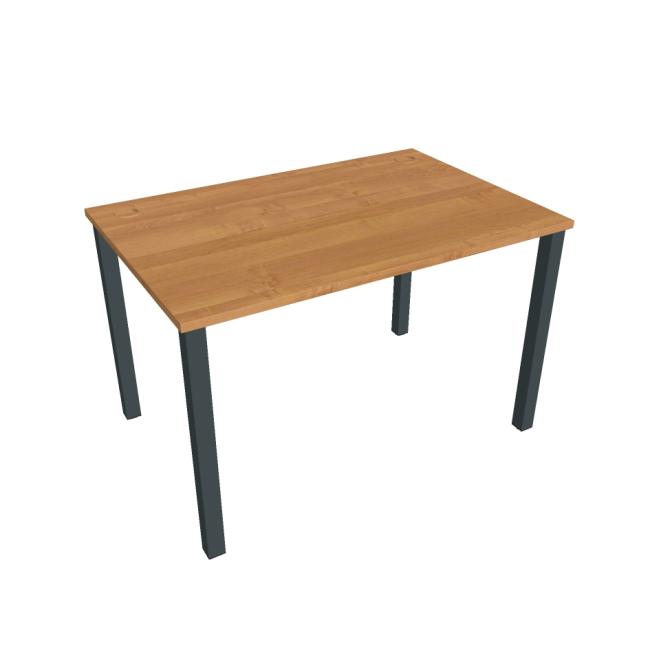[ON012031] Schreibtisch Uni, 120 x 75,5 x 80 cm, Erle/Schwarz