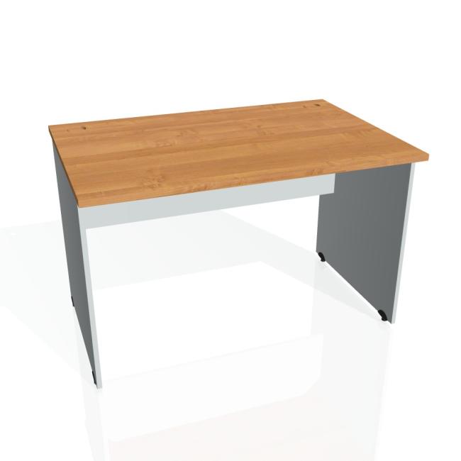 Tor-Schreibtisch, 120 x 75,5 x 80 cm, Erle/Grau