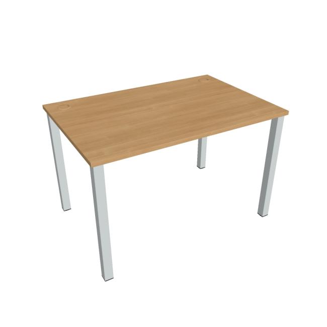 [ON012043] Schreibtisch Uni, 120x75,5x80 cm, Eiche/Grau