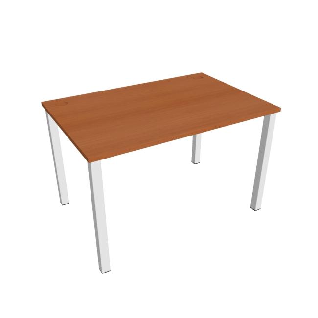 [ON012054] Schreibtisch Uni, 120 x 75,5 x 80 cm, Kirsche/Weiß