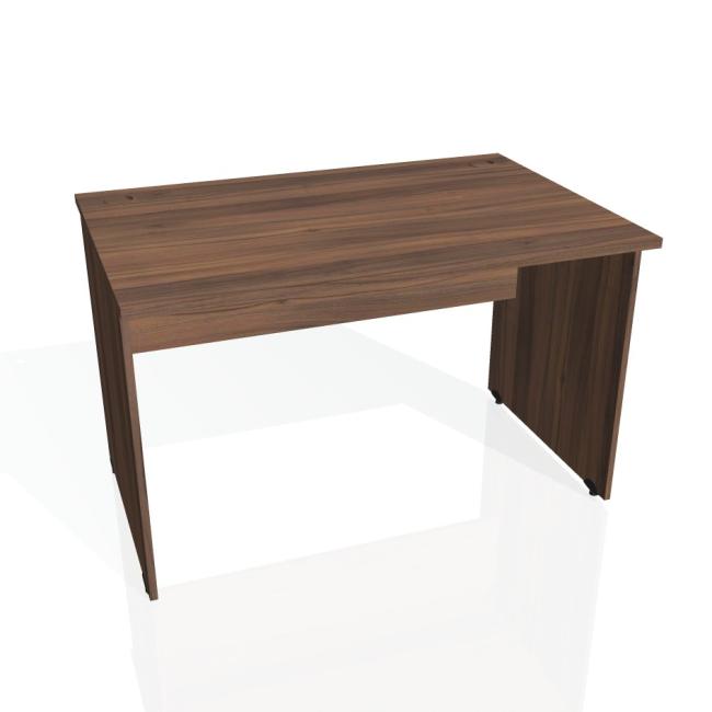 [ON012077] Schreibtisch mit Torfunktion, 120 x 75,5 x 80 cm, Nussbaum/Nussbaum