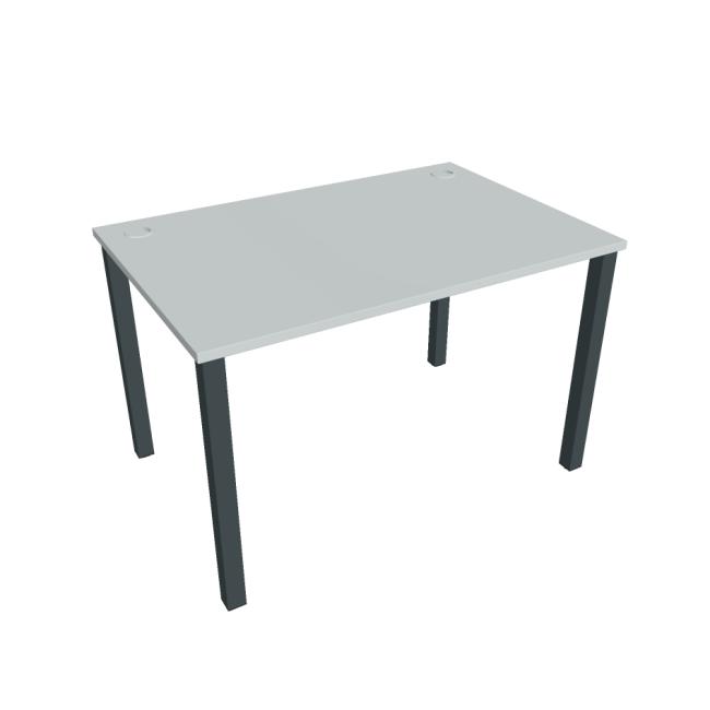 [ON012082] Schreibtisch Uni, 120 x 75,5 x 80 cm, grau/schwarz