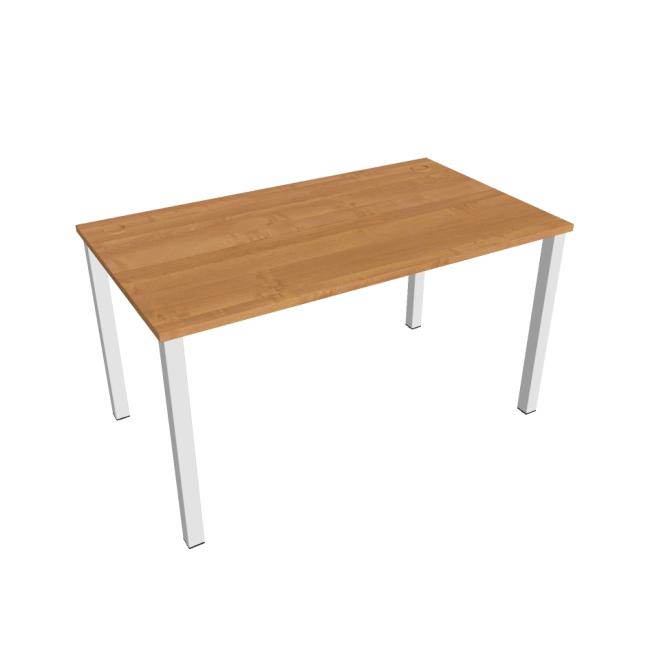 [ON014034] Schreibtisch Uni, 140 x 75,5 x 80 cm, Erle/Weiß