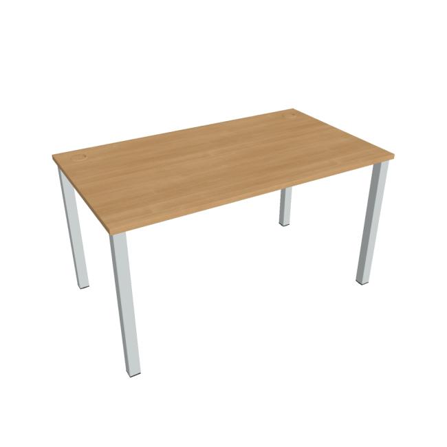 [ON014043] Schreibtisch Uni, 140x75,5x80 cm, Eiche/Grau