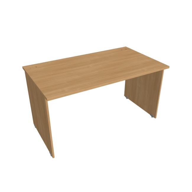 [ON014044] Schreibtisch mit Torfunktion, 140 x 75,5 x 80 cm, Eiche/Eiche