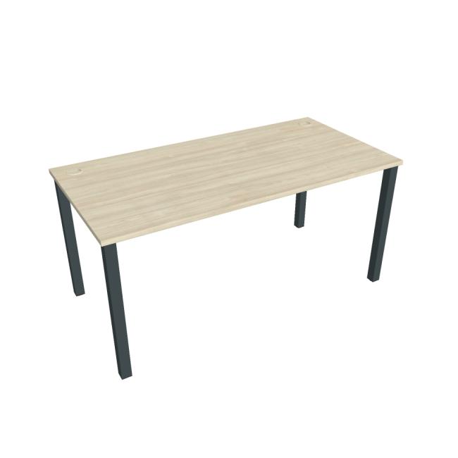 [ON016012] Schreibtisch Uni, 160 x 75,5 x 80 cm, Akazie/Schwarz
