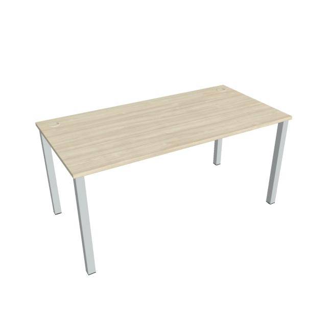 Schreibtisch Uni, 160x75,5x80 cm, Akazie/Grau