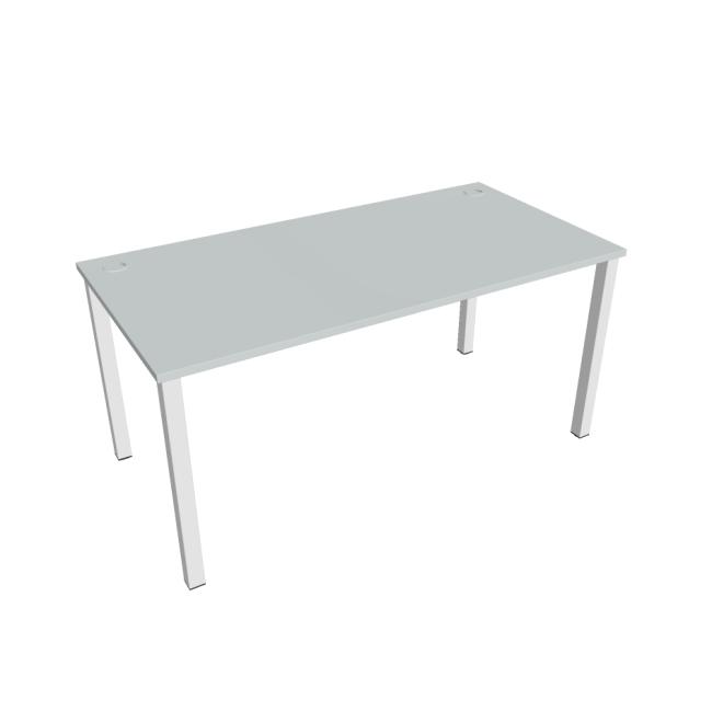 [ON016084] Schreibtisch Uni, 160 x 75,5 x 80 cm, grau/weiß