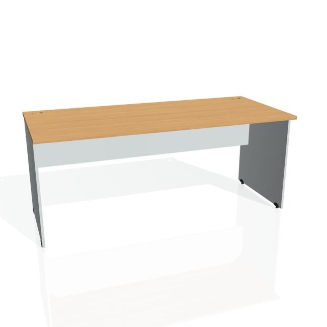 [ON018028] Tor-Schreibtisch, 180x75,5x80 cm, Buche/Grau