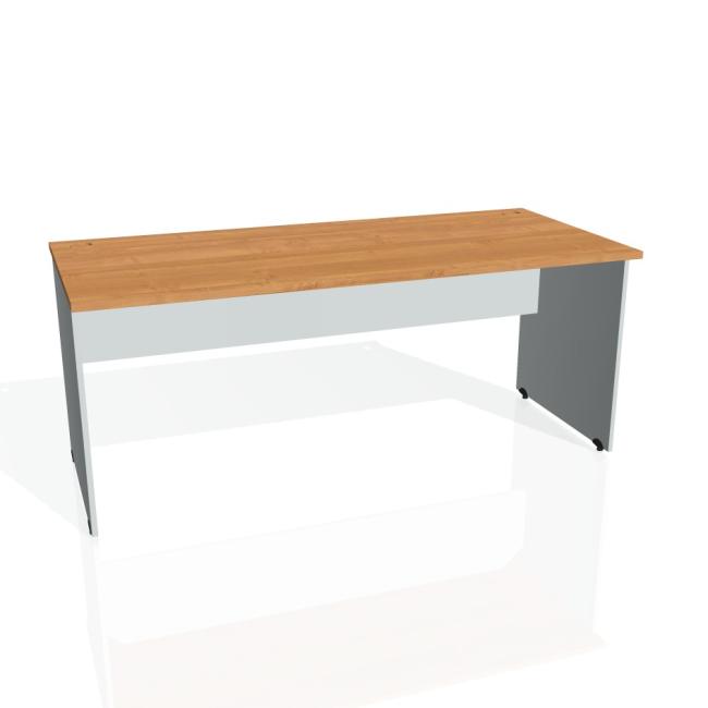 [ON018038] Tor-Schreibtisch, 180x75,5x80 cm, Erle/Grau