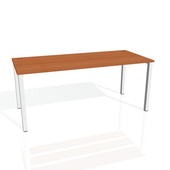 [ON018053] Schreibtisch Uni, 180x75,5x80 cm, Kirsche/Grau
