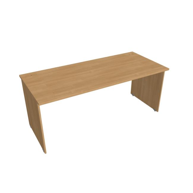 [ON018066] Schreibtisch mit Torfunktion, 180 x 75,5 x 80 cm, Eiche/Eiche