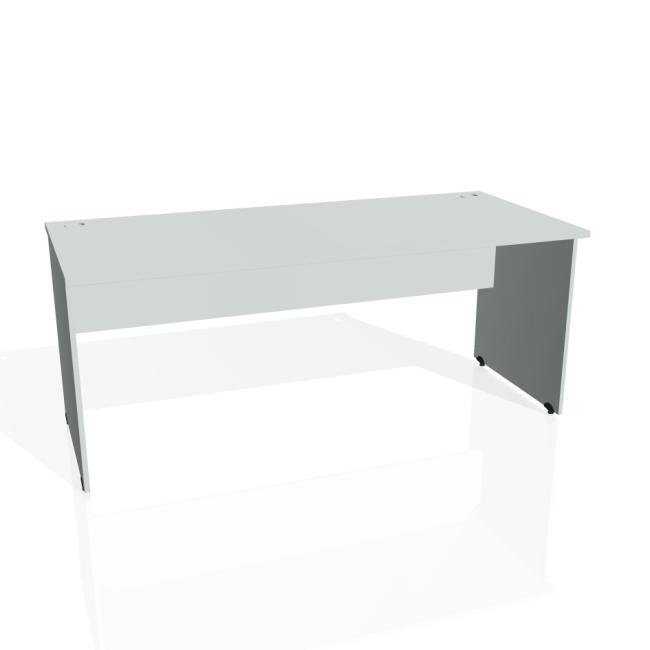 [ON018088] Gate-Schreibtisch, 180x75,5x80 cm, grau/grau