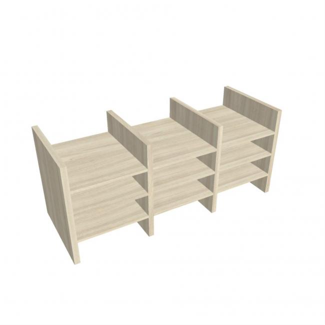 Stabile Aktenmappe, universell, 33 x 76,2 x 29 cm, Akazie