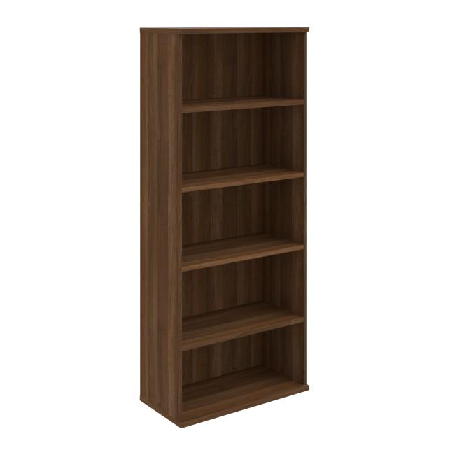 Stabiles Regal, 80 x 192 x 40 cm, Nussbaum