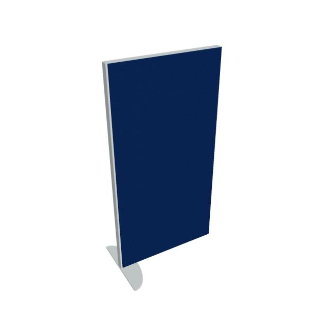 Akustische Trennwand, 60 x 118 cm, blau