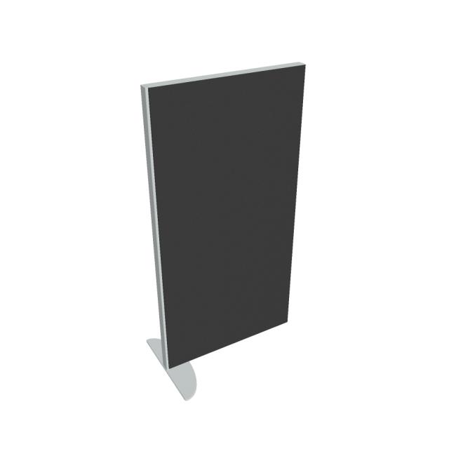 Akustische Trennwand, 60 x 118 cm, anthrazit