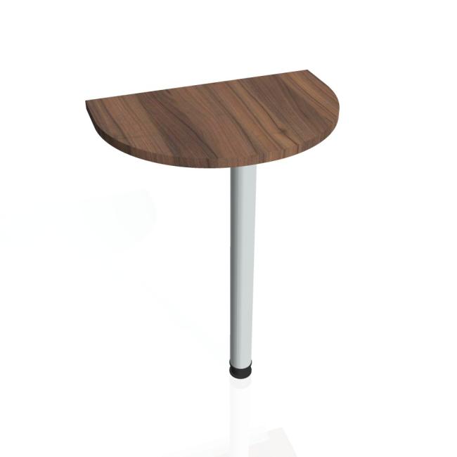 [ON060079] Beistelltisch „Tor“, 60 x 75,5 x 40 cm, Nussbaum/Metall