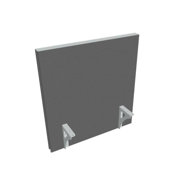 Akustischer Tischkantenschutz, 60 cm, hellgrau