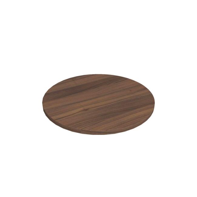 Hobis runder Teller, Durchmesser 60 cm, Walnuss