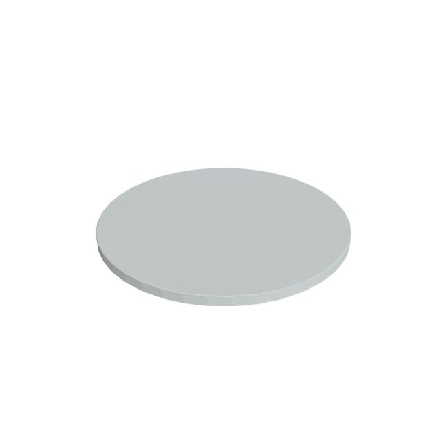 Hobis runder Teller, Durchmesser 60 cm, grau